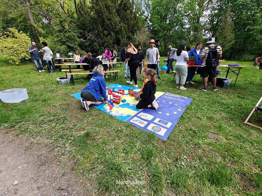 Peter Blei unterwegs beim Parkfest