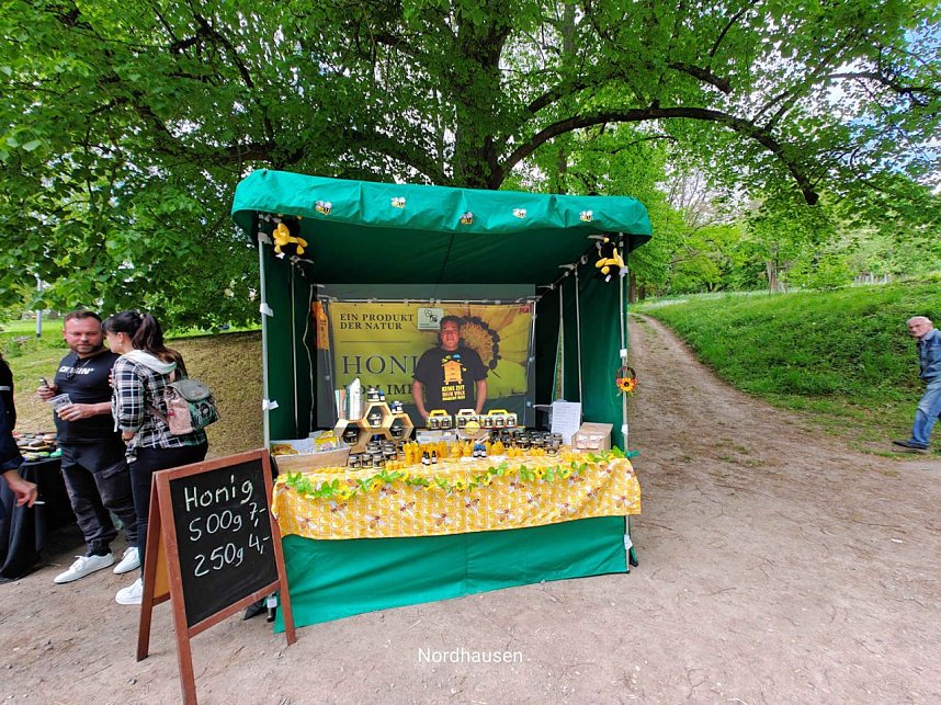 Peter Blei unterwegs beim Parkfest