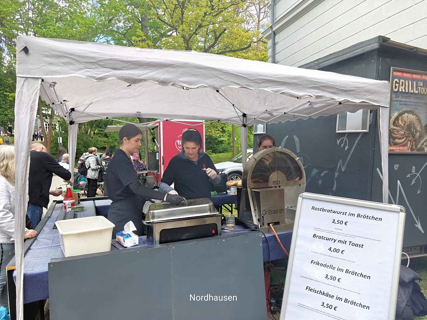 Peter Blei unterwegs beim Parkfest