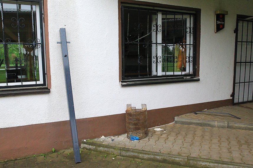 Einbruch im Vereinsheim