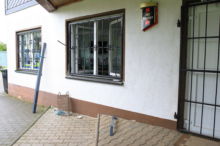 Einbruch im Vereinsheim