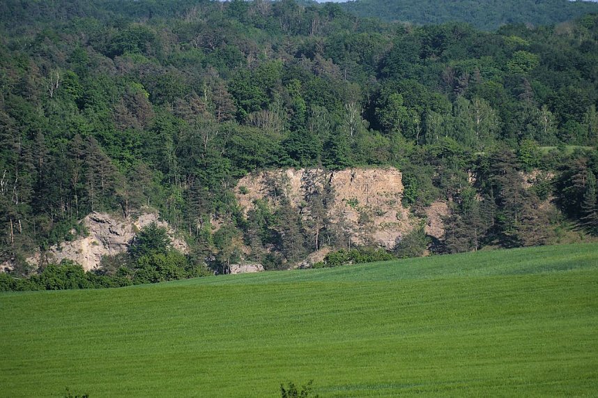 Peter Blei unterwegs oberhalb von Steigerthal