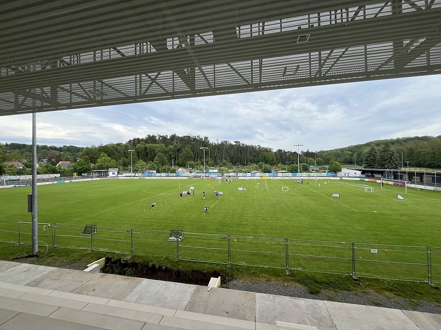 Baustellenparty im Albert-Kuntz-Sportpark