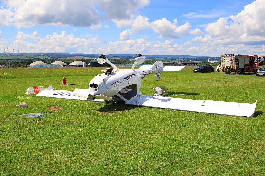Flugzeugunfall in Bielen