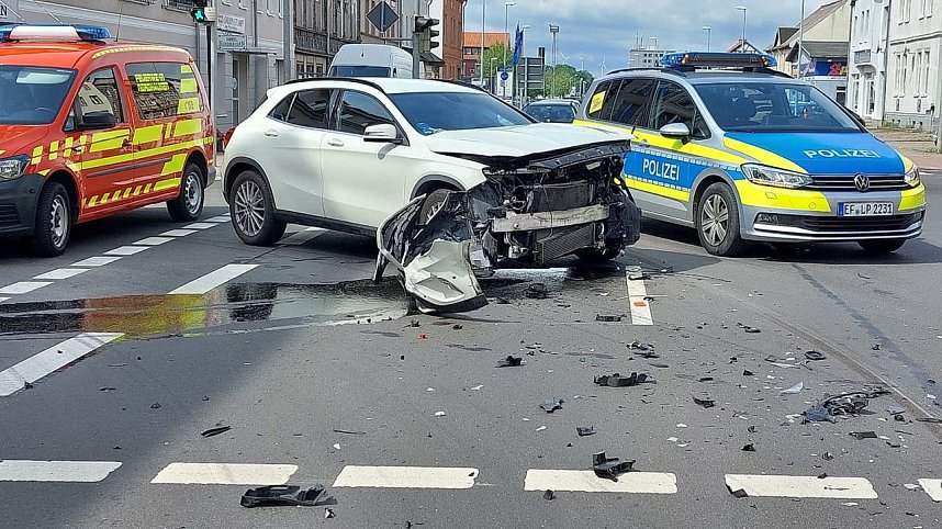 Unfall in der Freiherr-vom-Stein-Stra&szlig;e