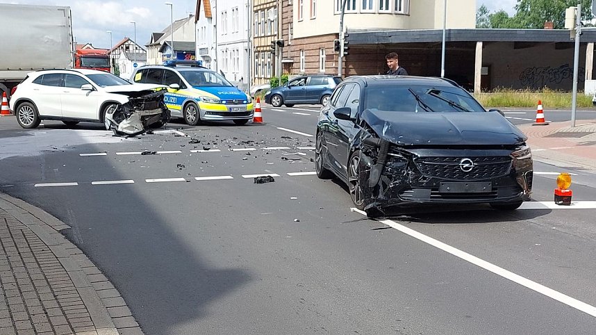 Unfall in der Freiherr-vom-Stein-Stra&szlig;e