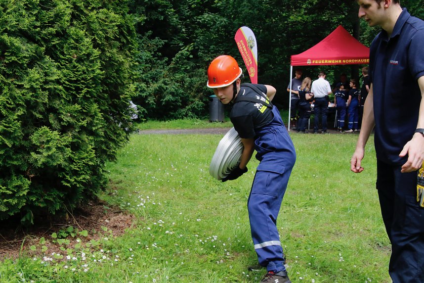 Jugendfeuerwehren im Stadtpark