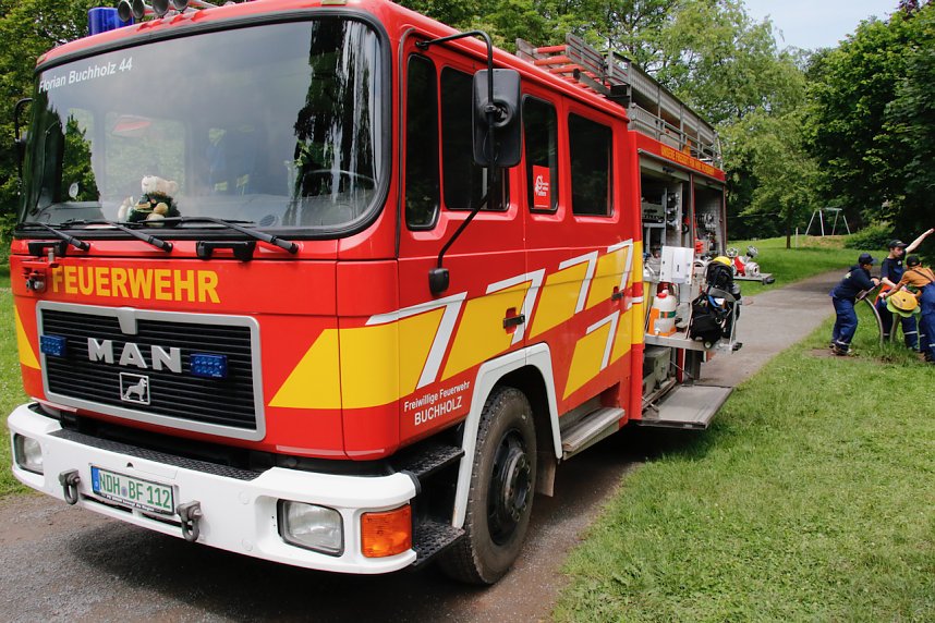 Jugendfeuerwehren im Stadtpark