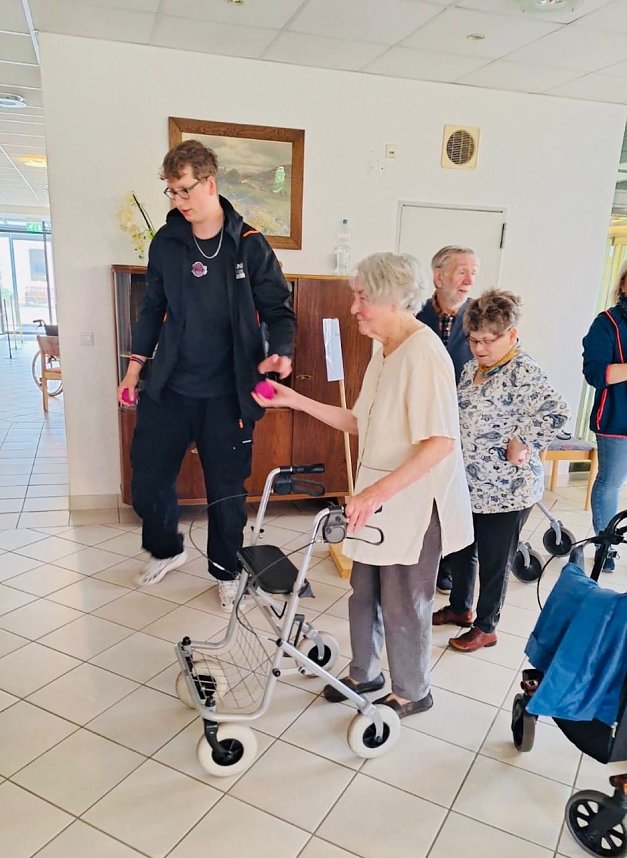 Sportfest im Pflegeheim Heringen 