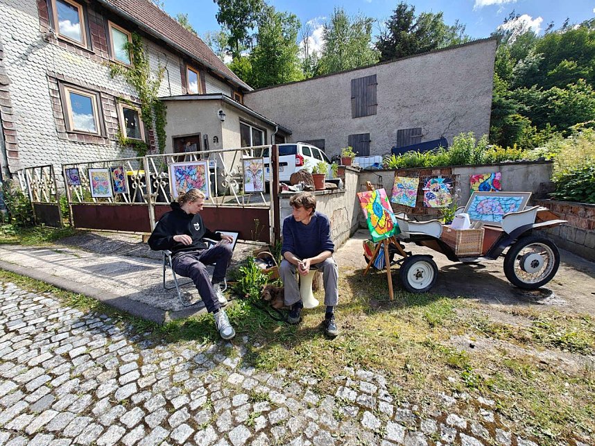 Peter Blei unterwegs in Friedrichrode