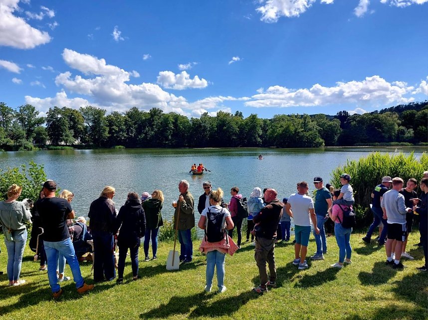 Zum Teichfest war richtig was los