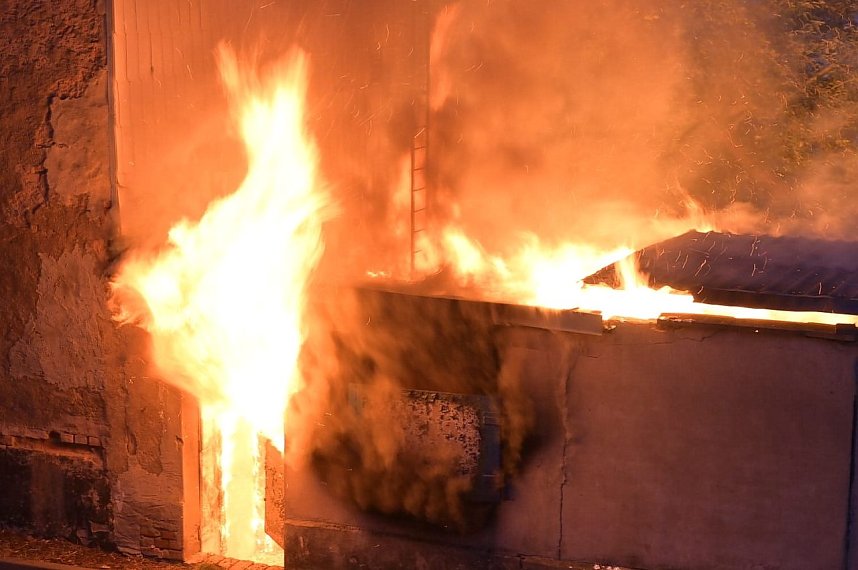 Schuppenbrand in Bleicherode