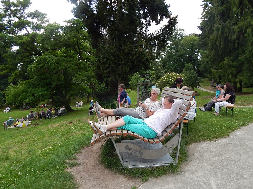Konzert des Th&uuml;ringer Polizeiorchesters im Park Hohenrode