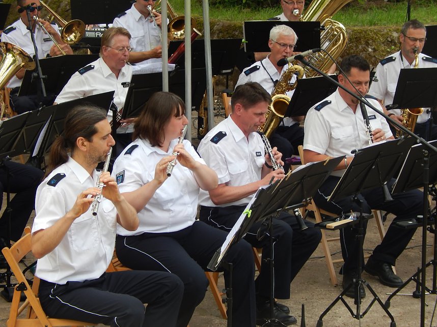 Konzert des Th&uuml;ringer Polizeiorchesters im Park Hohenrode