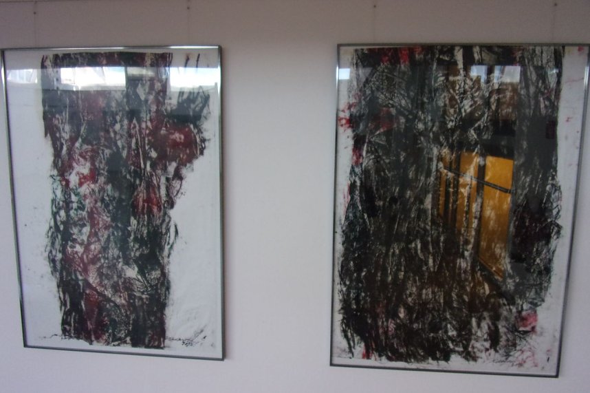 Unvergessen: in der Kreissparkasse wurde gestern eine Ausstellung zum Werk Heinz Scharrs er&ouml;ffnet