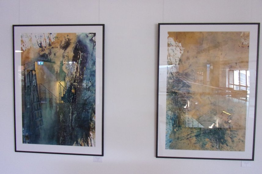 Unvergessen: in der Kreissparkasse wurde gestern eine Ausstellung zum Werk Heinz Scharrs er&ouml;ffnet