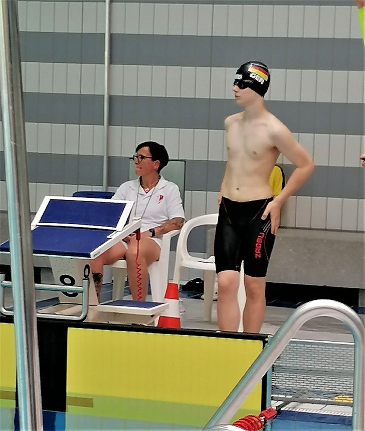 Th&uuml;ringer Meisterschaften der Schwimmer auf der Langbahn in der Erfurter Roland Matthes-Swimmhalle 