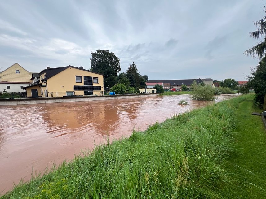 Hochwasser in Sundhausen