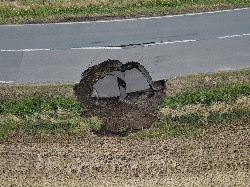 Erdfall zwischen Buchholz und Steigerthal