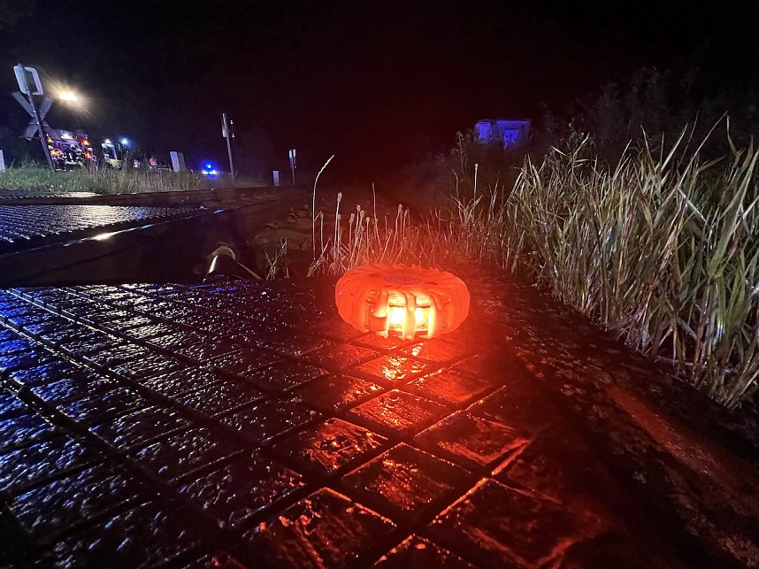 Unfall am Bahn&uuml;bergang