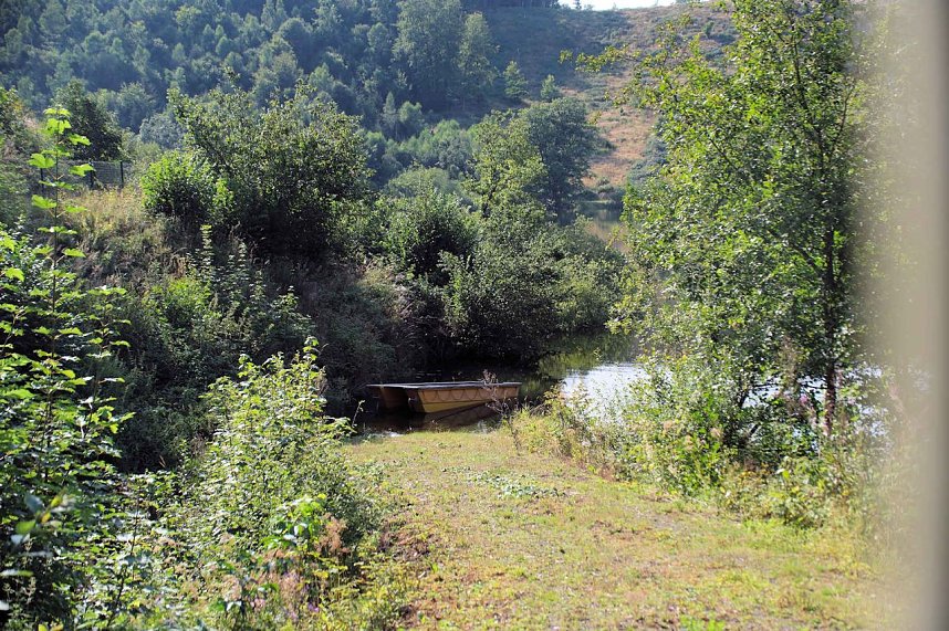 Peter Blei unterwegs an der Neust&auml;dter Talsperre