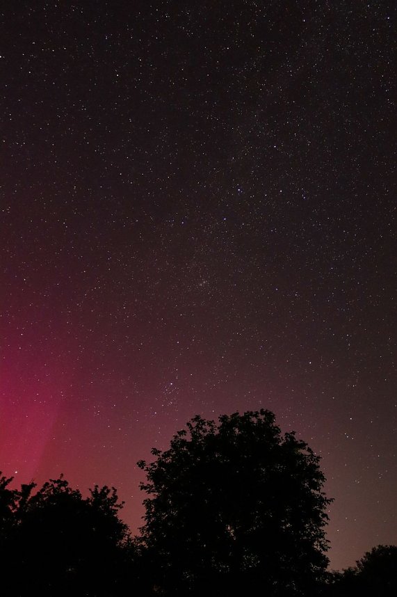 Polarlicht &uuml;ber dem S&uuml;dharz