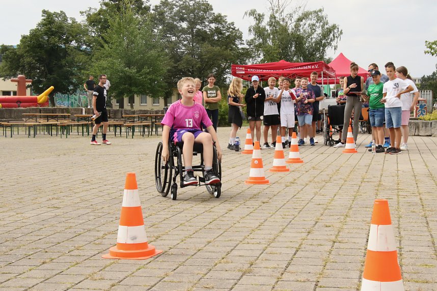 Inklusives Sportfest von Lebenshilfe und Lessing-Schule in Nordhausen