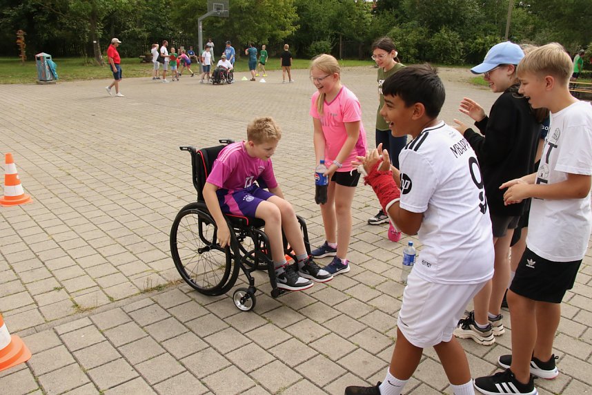 Inklusives Sportfest von Lebenshilfe und Lessing-Schule in Nordhausen