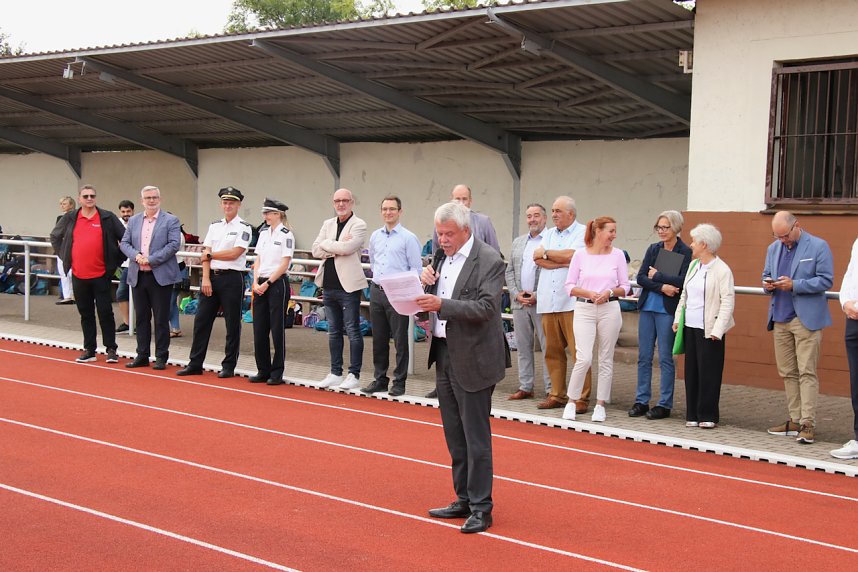 Schulanfangsaktionstag auf dem Hohekreuz-Sportplatz