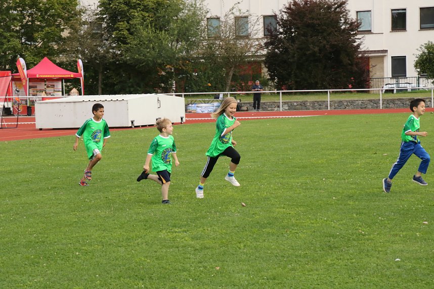 Schulanfangsaktionstag auf dem Hohekreuz-Sportplatz