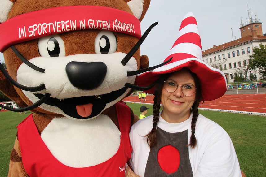 Schulanfangsaktionstag auf dem Hohekreuz-Sportplatz