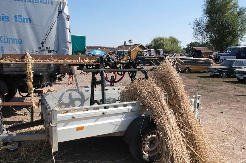 Motoren- und Maschinenschau zu Dreschfest in Sundhausen