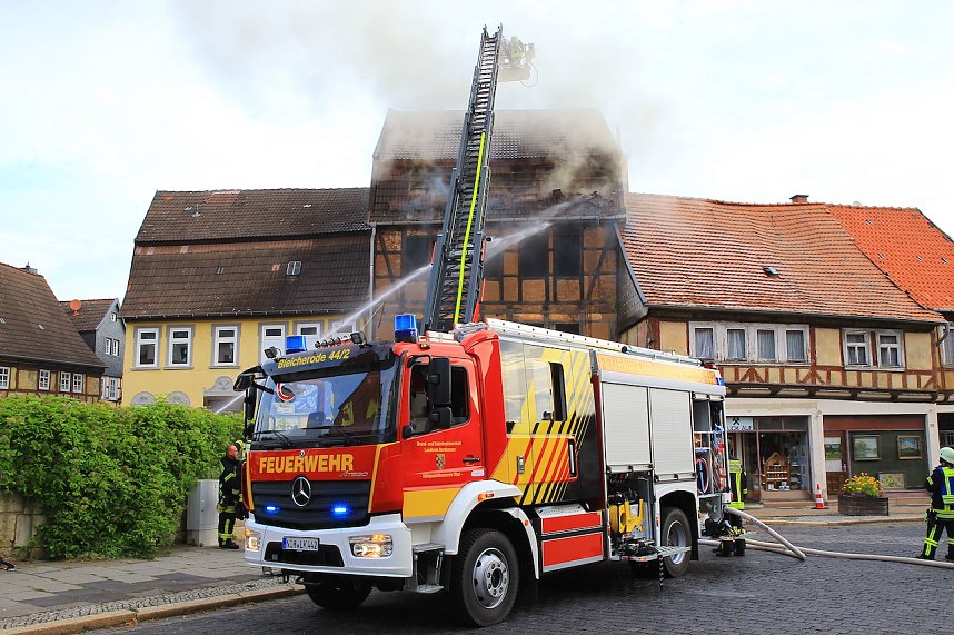 Hausbrand in Bleicherode