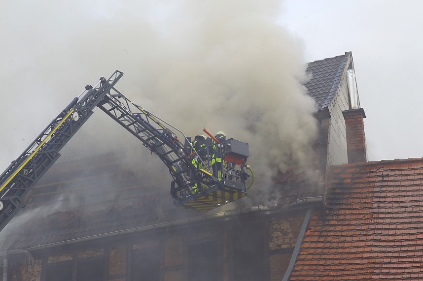 Hausbrand in Bleicherode