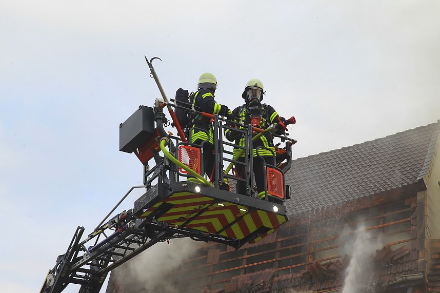 Hausbrand in Bleicherode