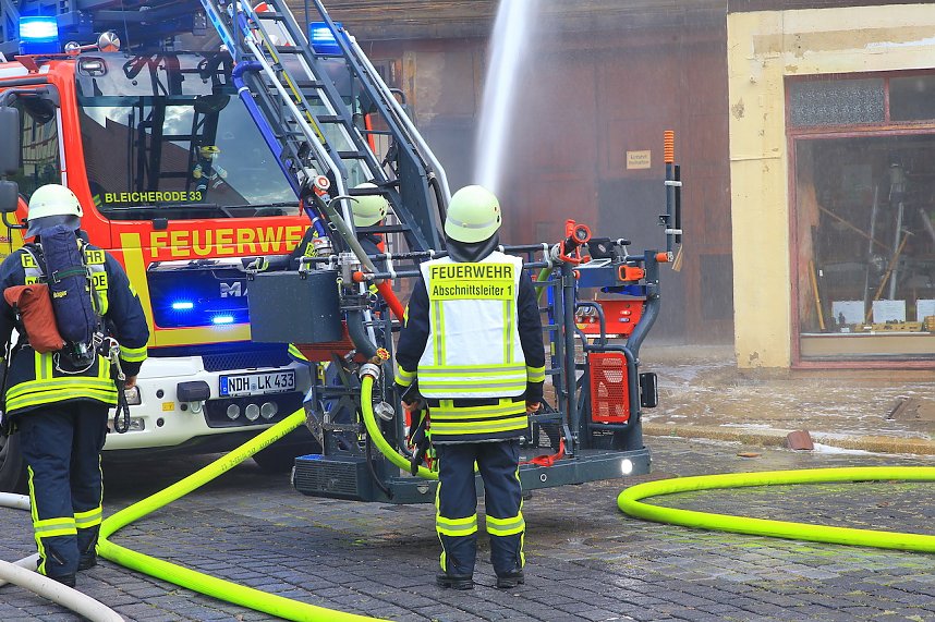 Hausbrand in Bleicherode