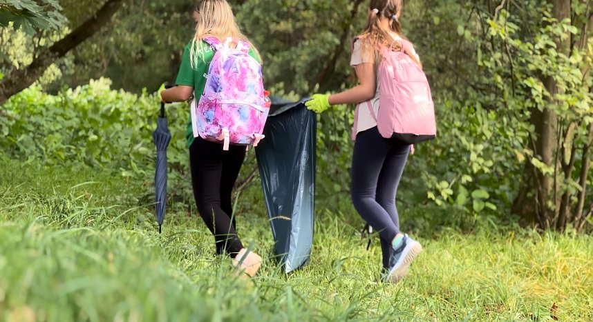 Aufr&auml;umaktion im Stadtpark