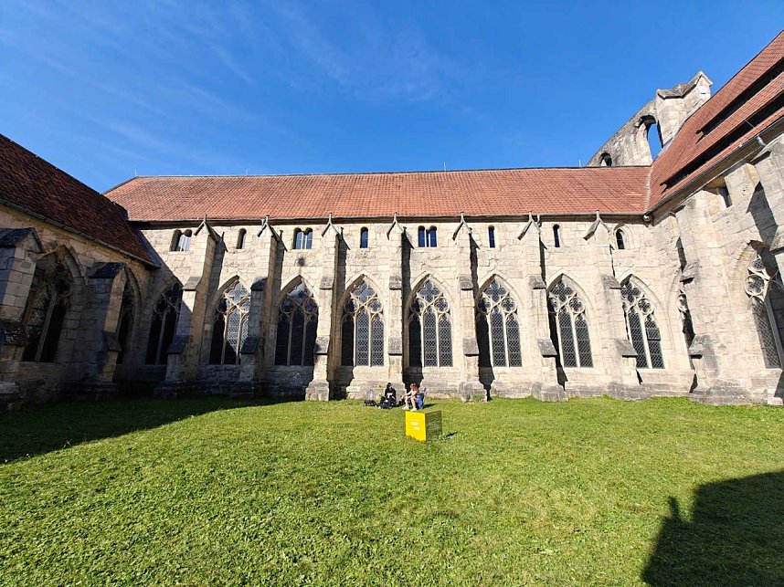Peter Blei unterwegs auf dem Walkenrieder Klostermarkt