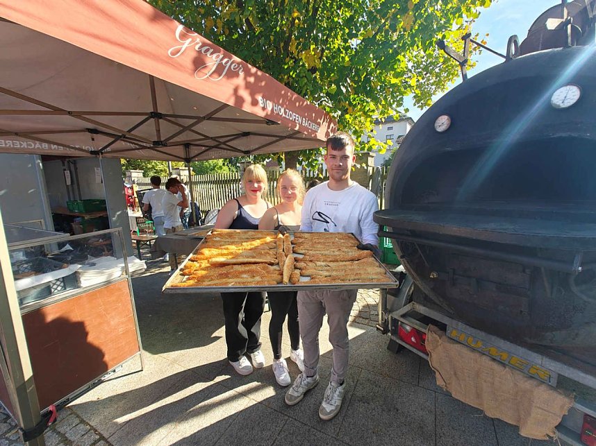 Peter Blei unterwegs auf dem Walkenrieder Klostermarkt