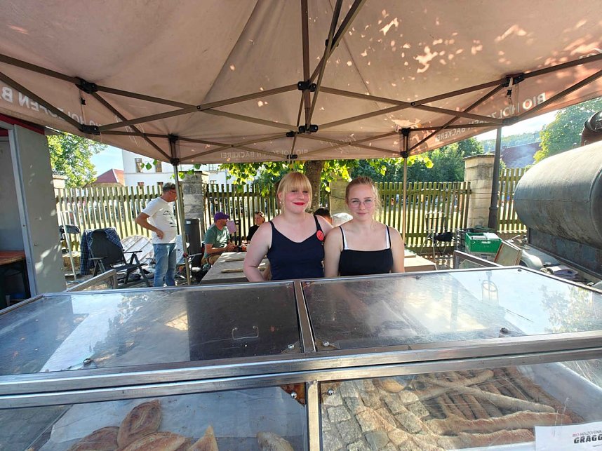 Peter Blei unterwegs auf dem Walkenrieder Klostermarkt