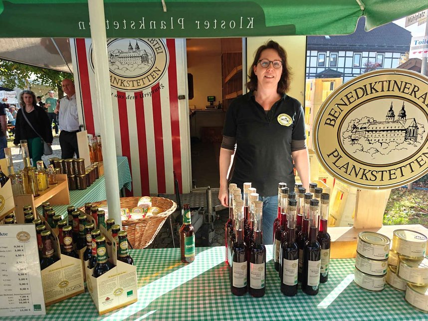 Peter Blei unterwegs auf dem Walkenrieder Klostermarkt