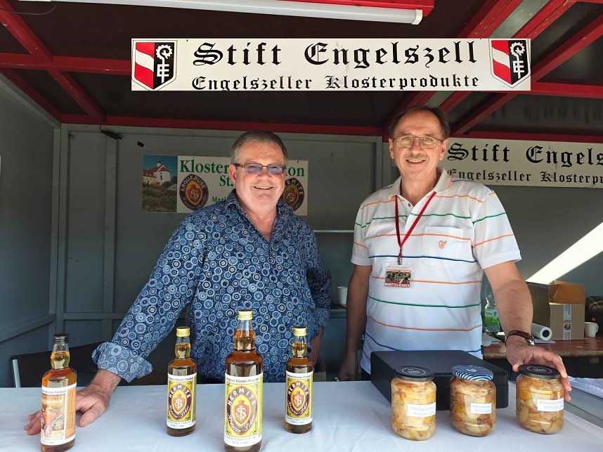 Peter Blei unterwegs auf dem Walkenrieder Klostermarkt