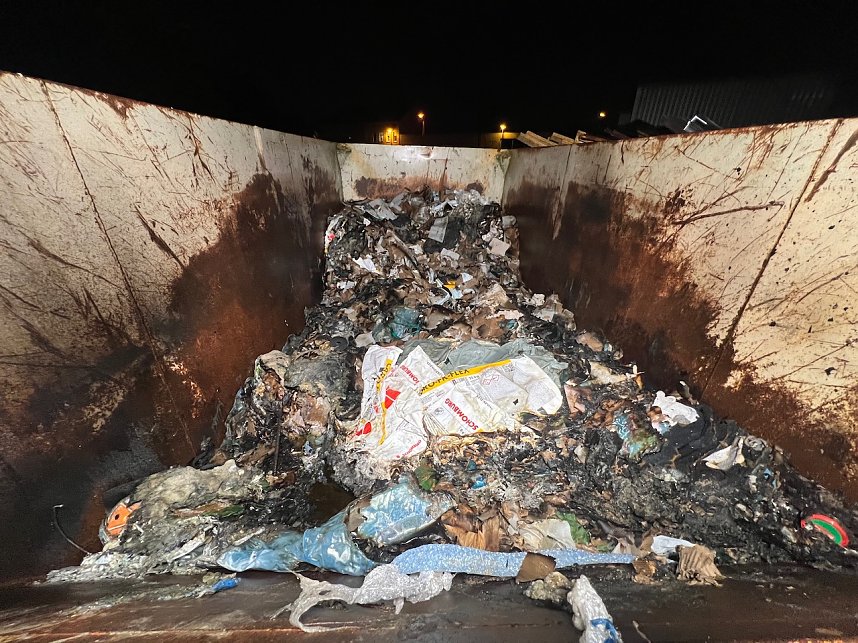 Containerbrand Nordhausen