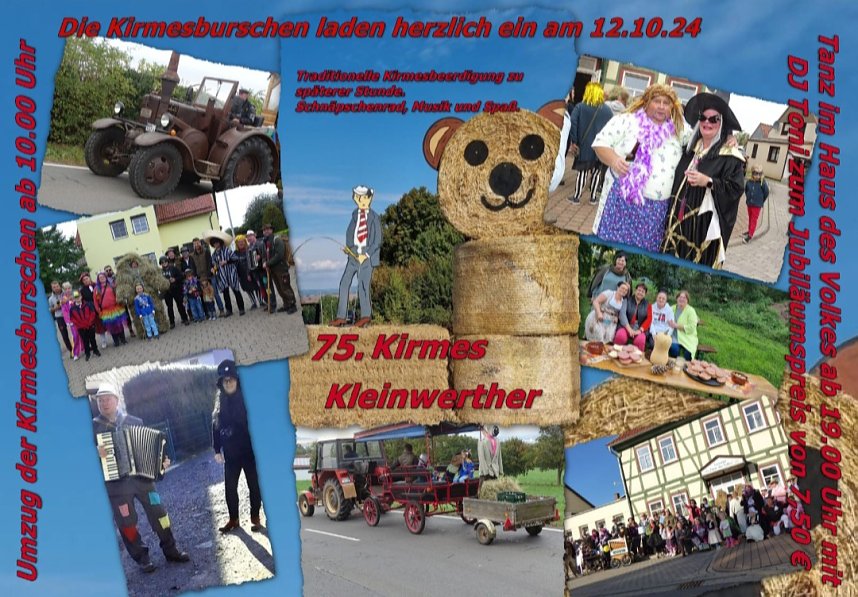 Vorbereitungen zum Kirmesjubil&auml;um