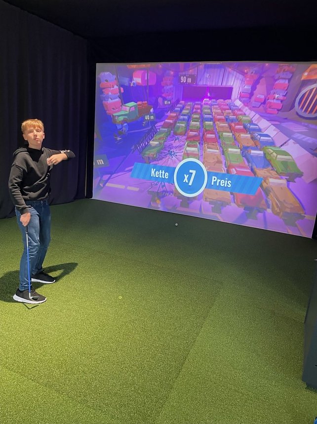 Golfspielen in der Ferienzeit