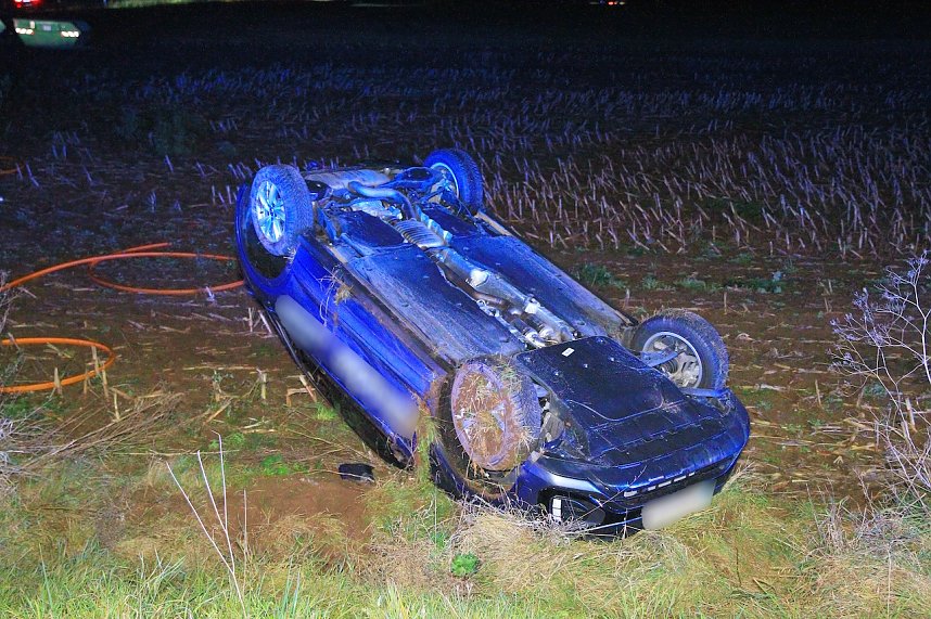 Unfall auf der Bundesstra&szlig;e