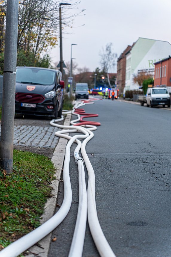 Katastrophen&uuml;bung auf dem Nordbrand-Gel&auml;nde