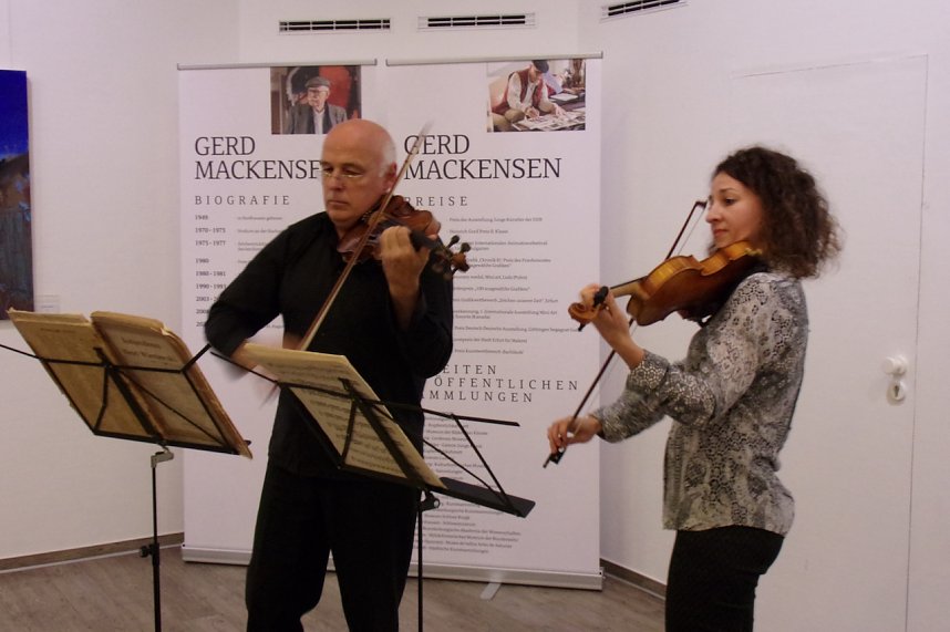 Mackensen-Ausstellung in der Kreissparkasse 