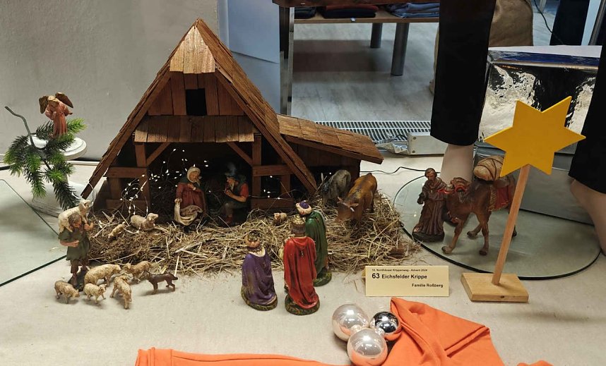 Peter Blei unterwegs auf dem Weihnachtsmarkt