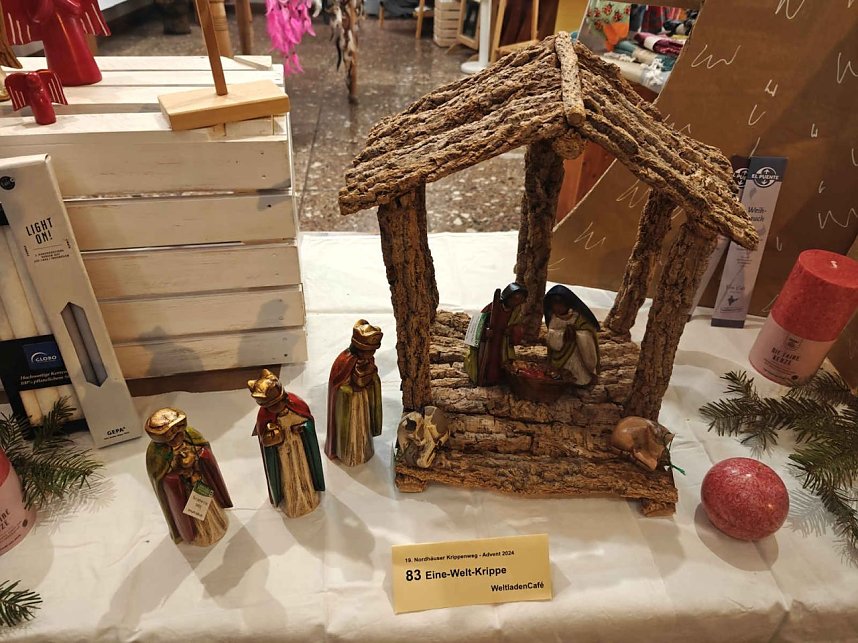 Peter Blei unterwegs auf dem Weihnachtsmarkt